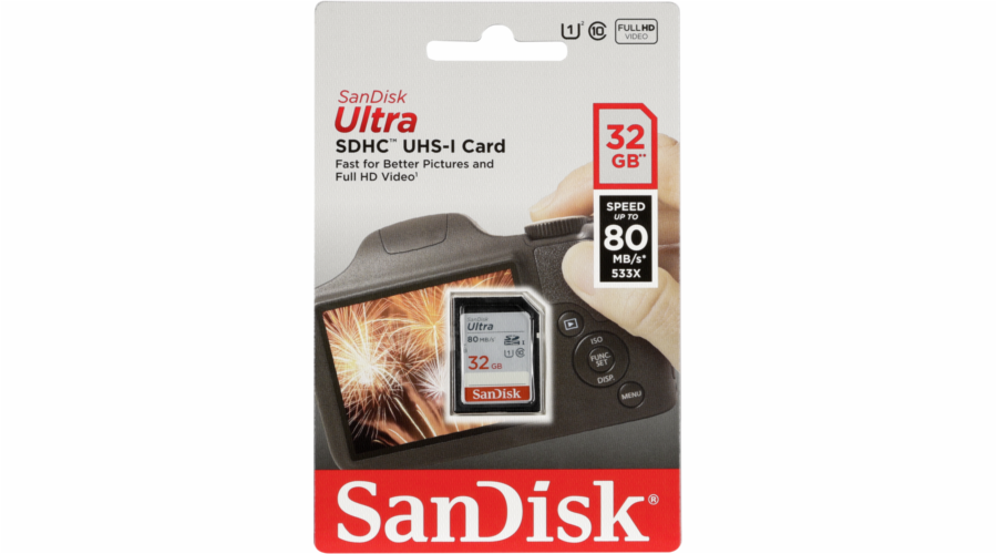 SanDisk Ultra SDHC 32GB UHS-I SDSDUNC-032G-GN6IN