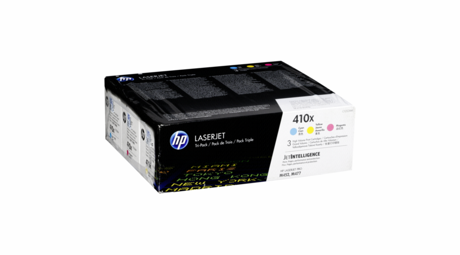 HP 410X 3-pack High Yield Cyan/Magenta/Yellow Original LaserJet Toner Cartridges (CF252XM) (5,000 / 5,000 / 5,000 pages)