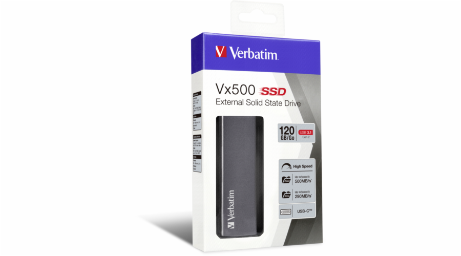 VERBATIM External SSD 120GB (47441)