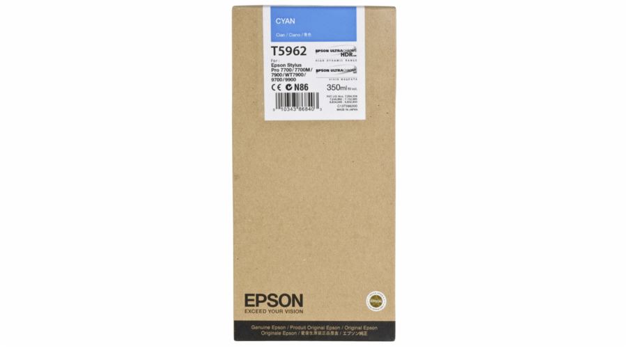 Epson cartridge modra T 596 350 ml T 5962