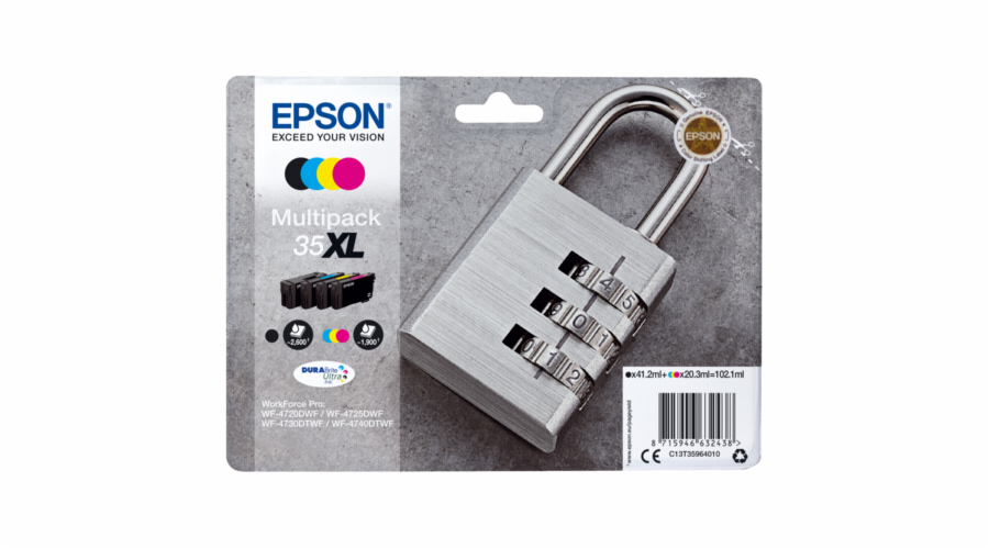 Epson DURABrite Ultra Multipack (4 barvy) 35 XL T 3596