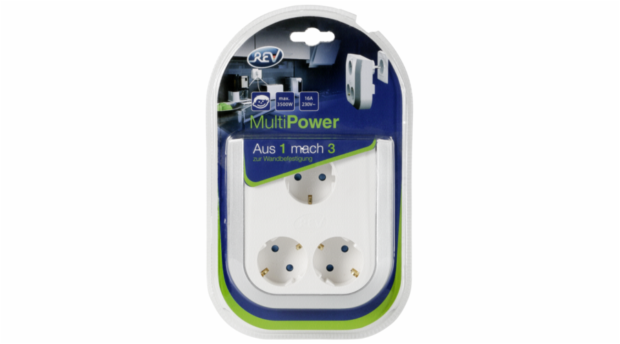 REV MultiPower 3-fold Socket extension