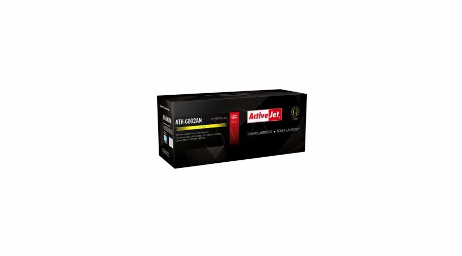 Activejet ATH-6002AN Toner (replacement for HP 124A Q6002A Canon CRG-707Y; Premium; 2000 pages; yellow)