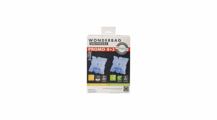 ROWENTA Wonderbag Promo 10ks - Universal Classic + Mint Aroma Wonderbag