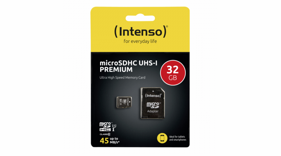 Intenso microSDHC Card 32GB Class 10 UHS-I Premium