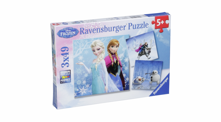 Ravensburger Winter Adventures 3 X 49 pcs Puzzle Disney Frozen