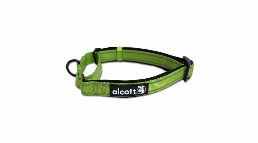 Alcott Reflexní obojek pro psy Martingale zelený velikost M