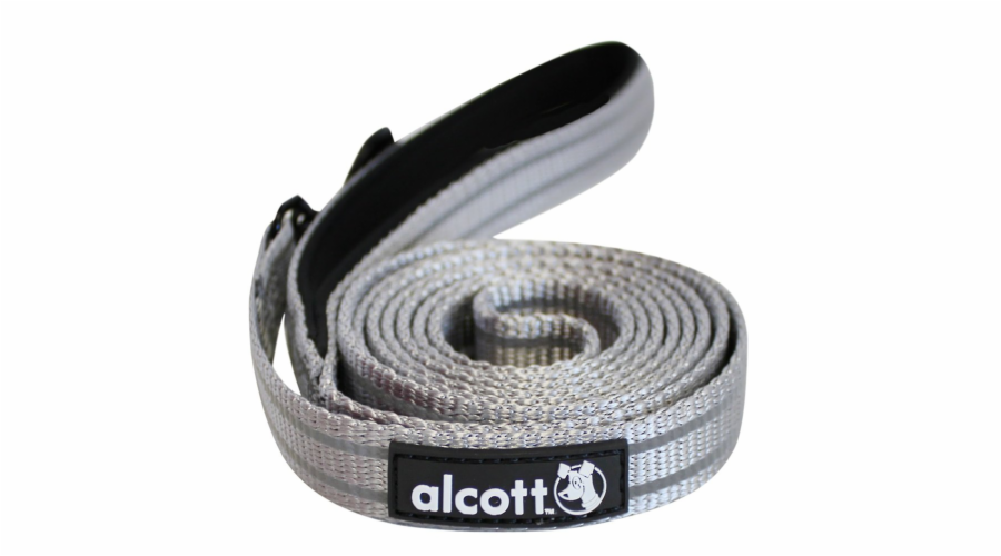 Alcott Reflexní vodítko pro psy šedé velikost M