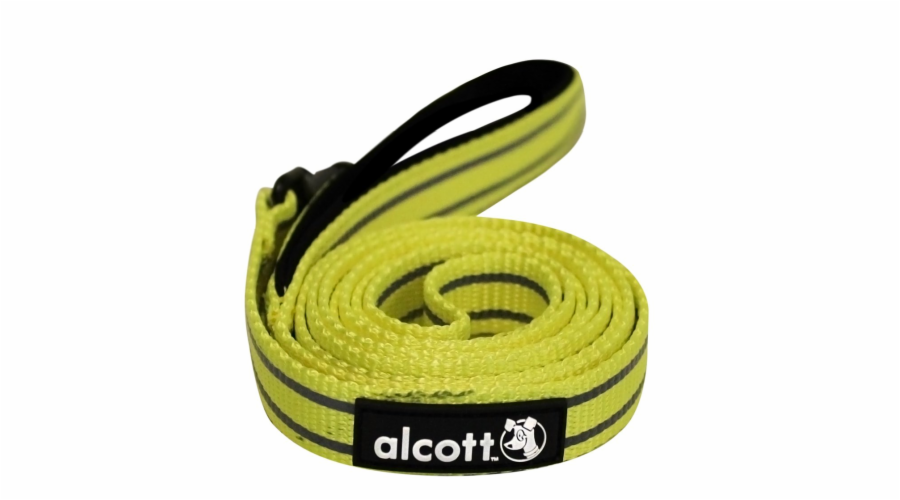 Alcott Reflexní vodítko pro psy žluté velikost L