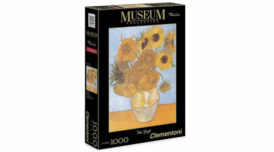 Clementoni Museum Collection: Van Gogh - Vase mit Sonnenblumen, Puzzle