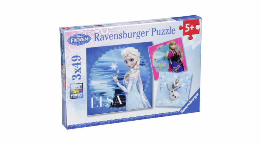Ravensburger Elsa, Anna & Olaf 3 X 49 pcs Puzzle Disney Frozen