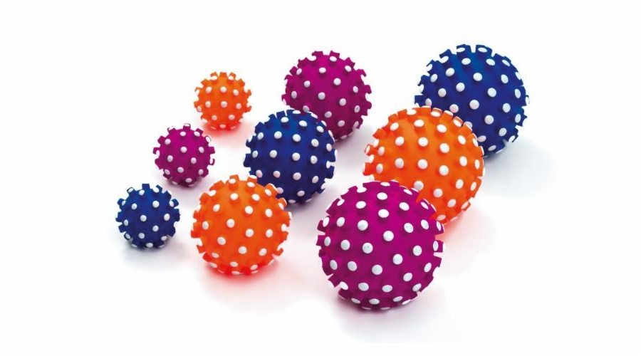 Karlie Hračka pro psy míček ježatý pískací latex průměr 6cm