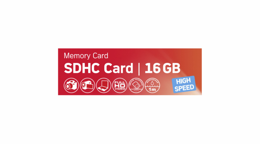 AgfaPhoto SDHC karta 16GB High Speed Class 10 UHS I