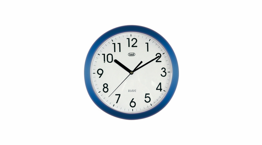 Nástěnné hodiny Trevi, modré, 25cm