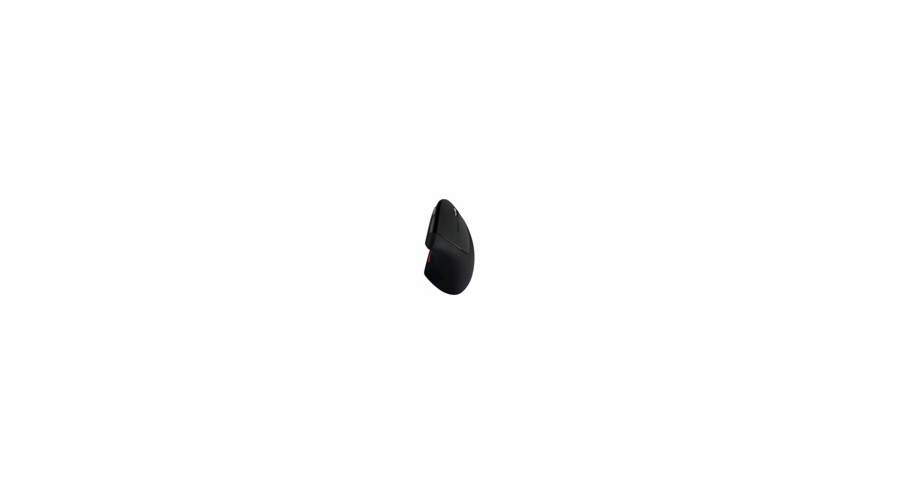 C-TECH VEM-09 myš, vertikální, bezdrátová, 6 tlačítek, černá, USB nano receiver