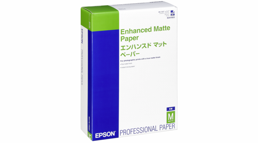 Epson Enhanced matny papir A 4, 250 listu, 192 g S 041718