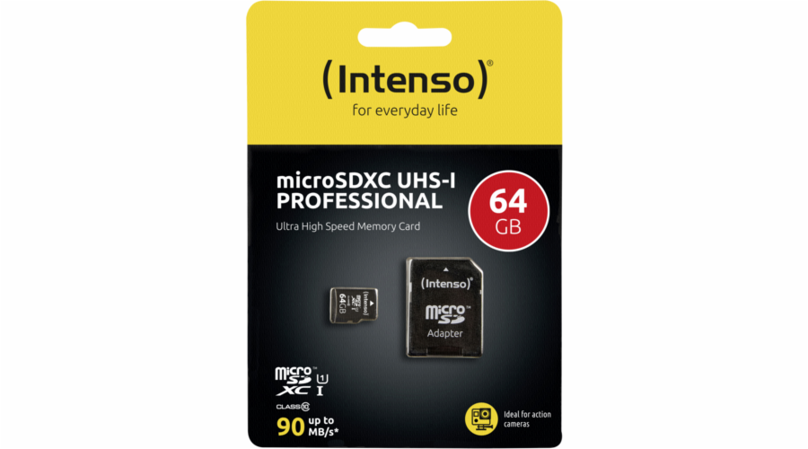 Intenso microSDXC 64GB Class 10 UHS-I Professional