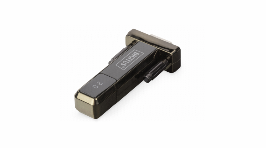 DIGITUS USB2.0 Seriell-Adapter DSUB 9M vc. USB A kabel 80cm