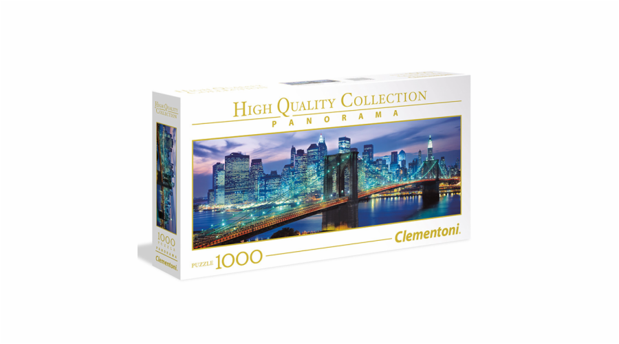 Clementoni High Quality Collection Panorama - New York Brooklyn Bridge, Puzzle