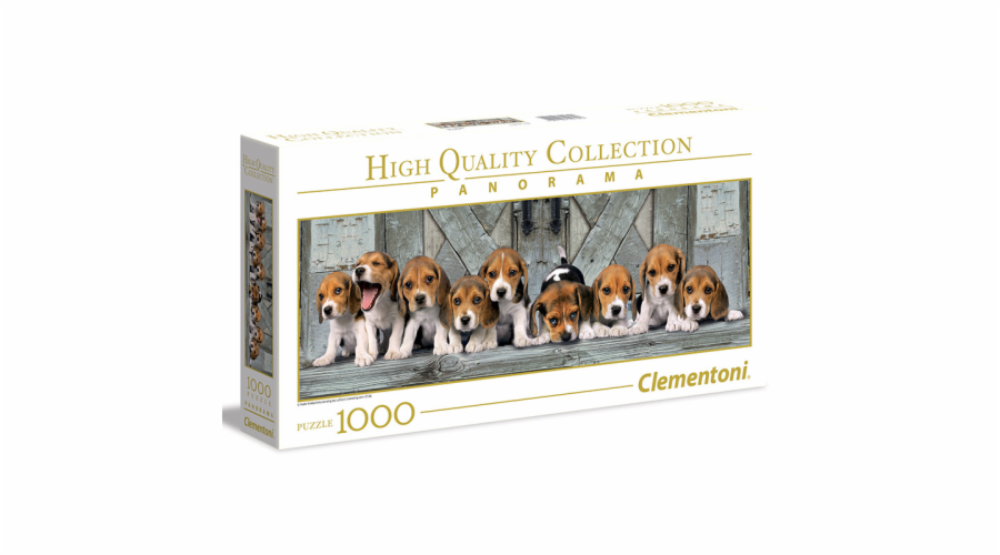 Clementoni Puzzle 1000 dílků Panorama Beagles