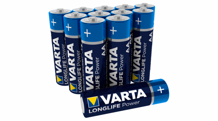 1x12 Varta Longlife Power AA LR 6 Ready-To-Sell Tray Big Box