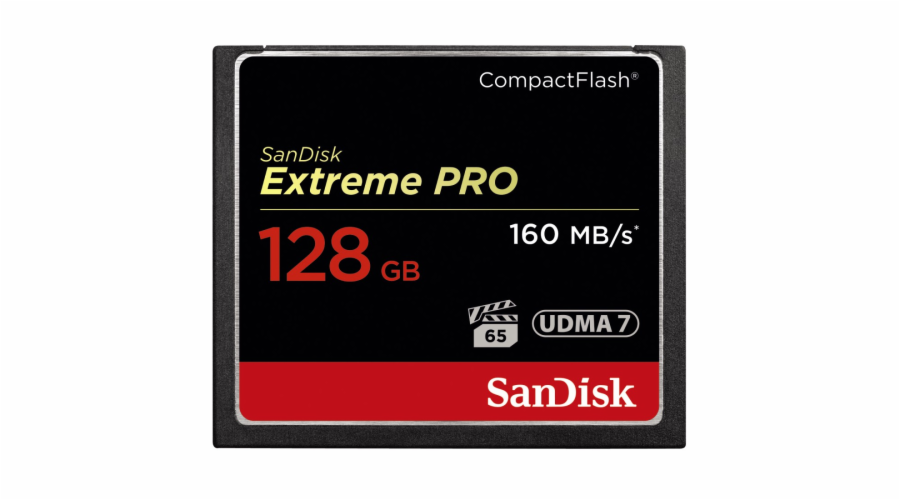 SanDisk Extreme Pro CompactFlash 128 GB SDCFXPS-128G-X46 SanDisk Extreme Pro/CF/128GB/160MBps