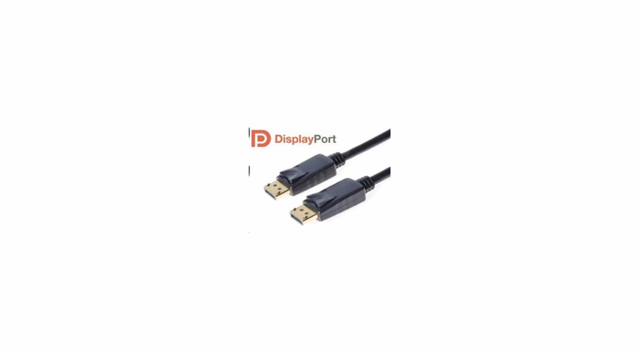 PREMIUMCORD DisplayPort 1.2 přípojný kabel M/M, zlacené konektory, 1m