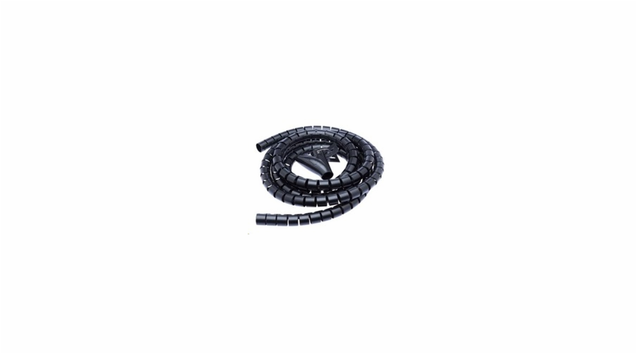 CONNECT IT trubice pro vedení kabelů WINDER, 1,5m x 30mm černá (organizér kabelů)