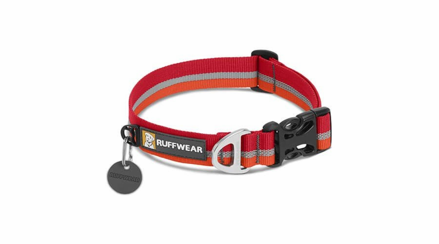 Ruffwear obojek pro psy Crag collar, červený, velikost 51 - 66cm