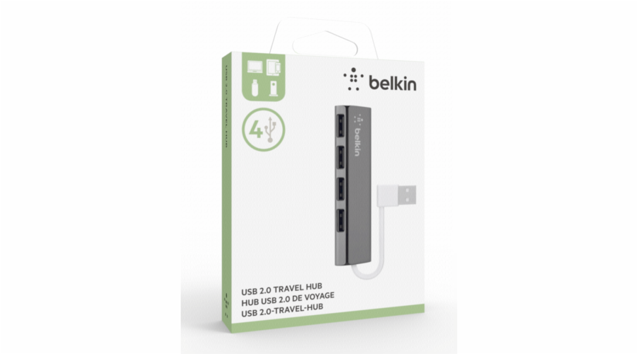 Belkin ultratenky 4-Port Slim cest.-hub pasivni cern. F4U042BT
