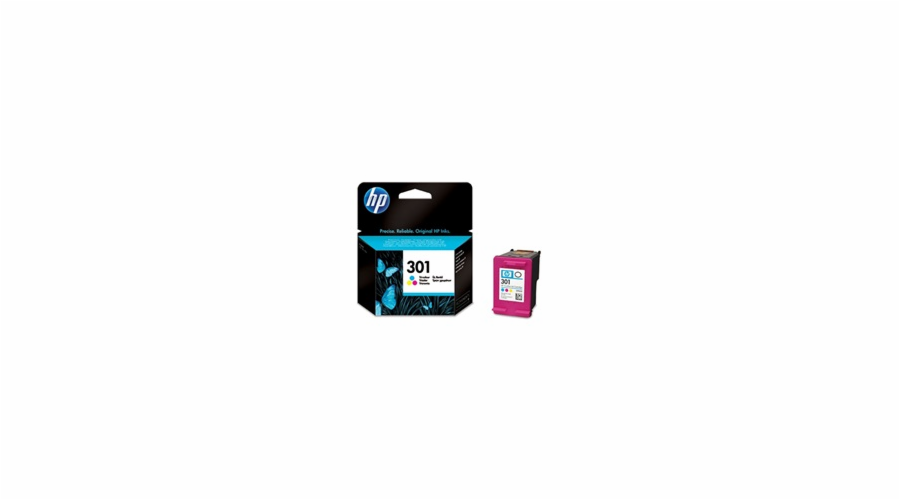 HP 301 Tri-color Ink Cart, 3 ml, CH562EE (165 pages)