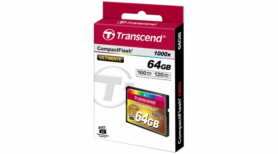 Transcend Compact Flash 64GB 1000x
