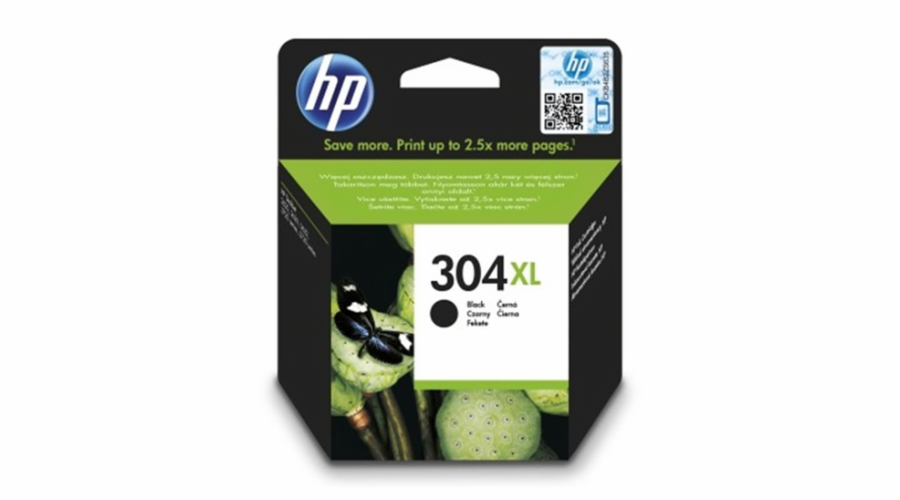 HP N9K08AE cartridge cerna c. 304 XL