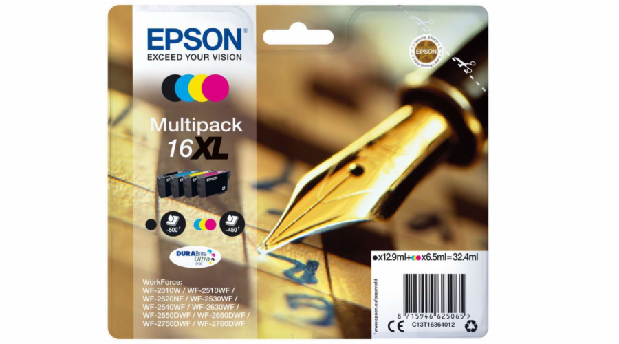EPSON ink 16XL Series Pero multipack