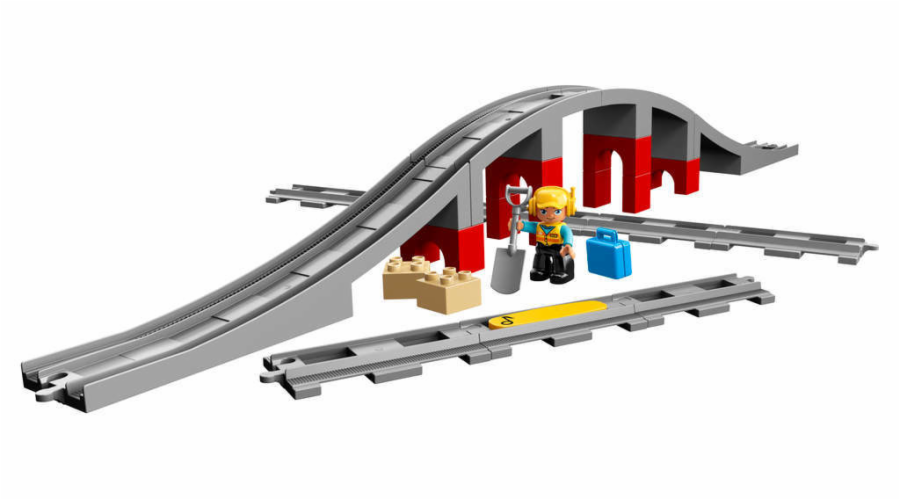 Lego Duplo 10872 Doplňky k vláčku most a koleje