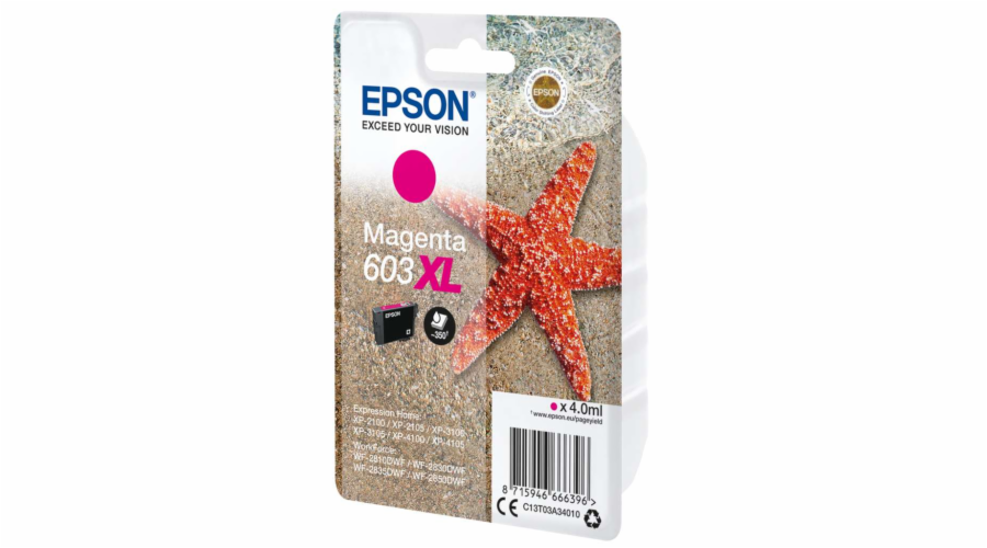 Epson Tinte magenta 603XL (C13T03A34010)