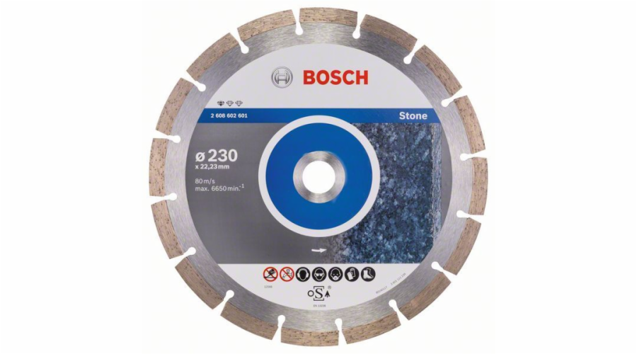 Bosch Diamanttrennscheibe Standard for Stone, O 230mm