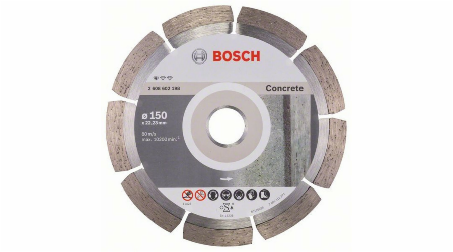 Bosch Diamanttrennscheibe Standard for Concrete, O 150mm