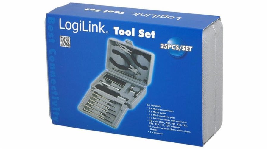 Sada nástrojů LogiLink 25 kusů (WZ0023)