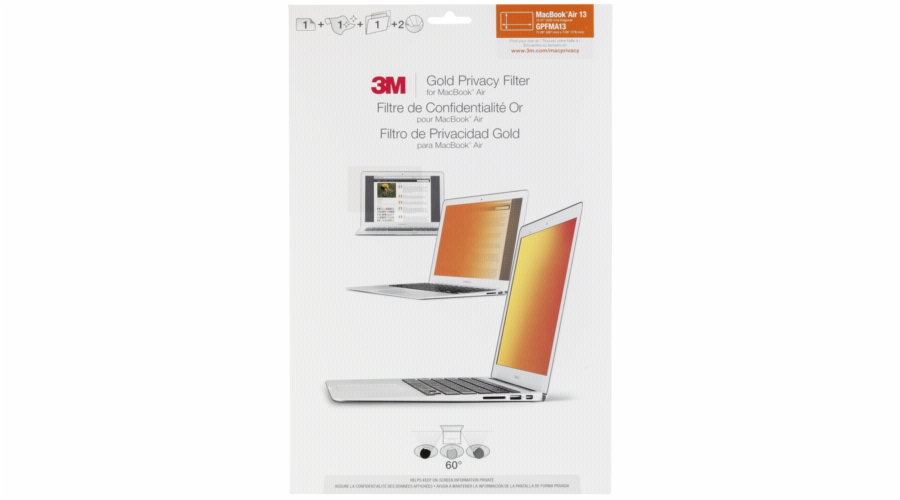 3M GFNAP002 bezpecnostni filtr Gold Apple MacBook Air 13
