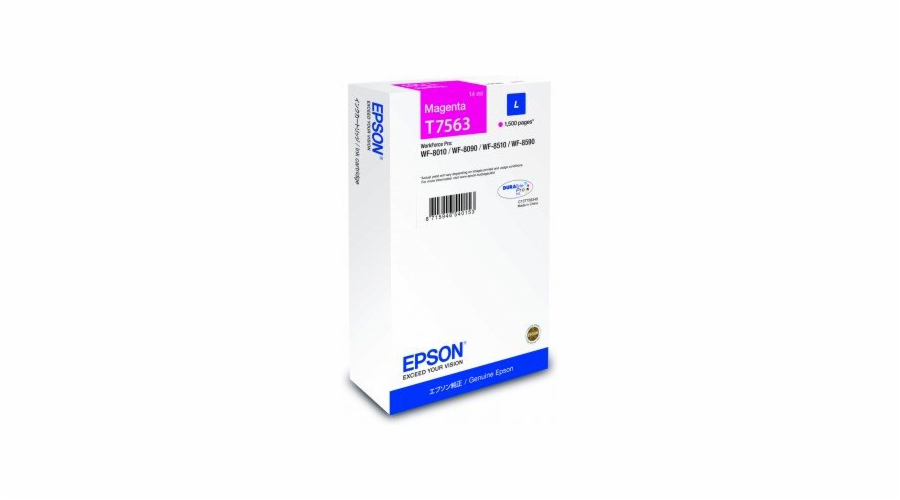 EPSON Ink bar WF-8xxx Series Ink Cartridge L Magenta - 1500str. (14 ml)