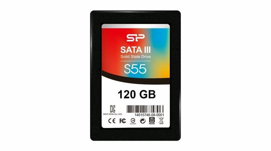 Silicon Power Slim S55 2.5 120 GB Serial ATA III TLC