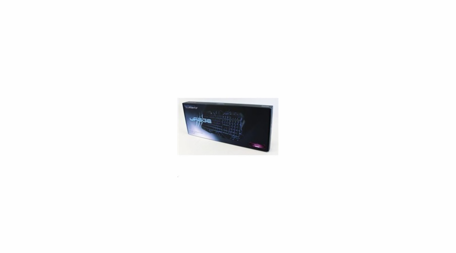 HAMA uRage gamingová klávesnice Illuminated2/ drátová/ podsvícená/ USB/ CZ+SK/ černá
