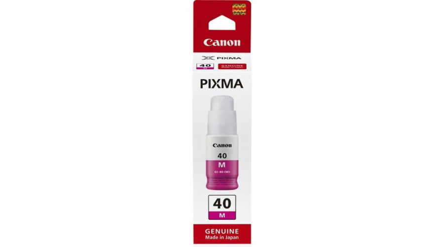 Canon Cartridge GI-40 M purpurová pro PIXMA GM2040, G6040, G5040 (7 700 str.)