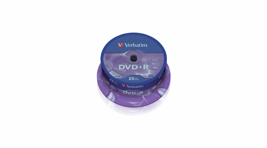 Verbatim DVD+R 4.7 GB 16x 25 sztuk (43500)