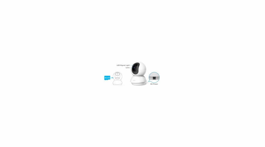 TP-Link Tapo C200 [Domácí bezpečnostní Wi-Fi kamera s horizontální a vertikální rotací ]