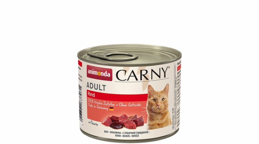 ANIMONDA konzerva CARNY Adult- hovězí 200g konzerva pro kočky