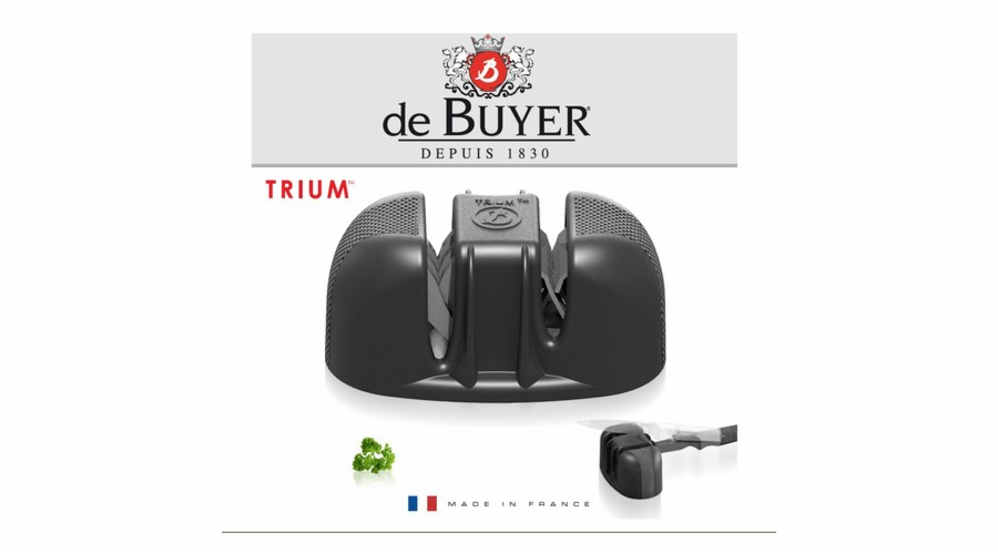 Brousek de Buyer, 4290.02, TRIUM, 3 stupňový, na nože, dokonalá ostrost