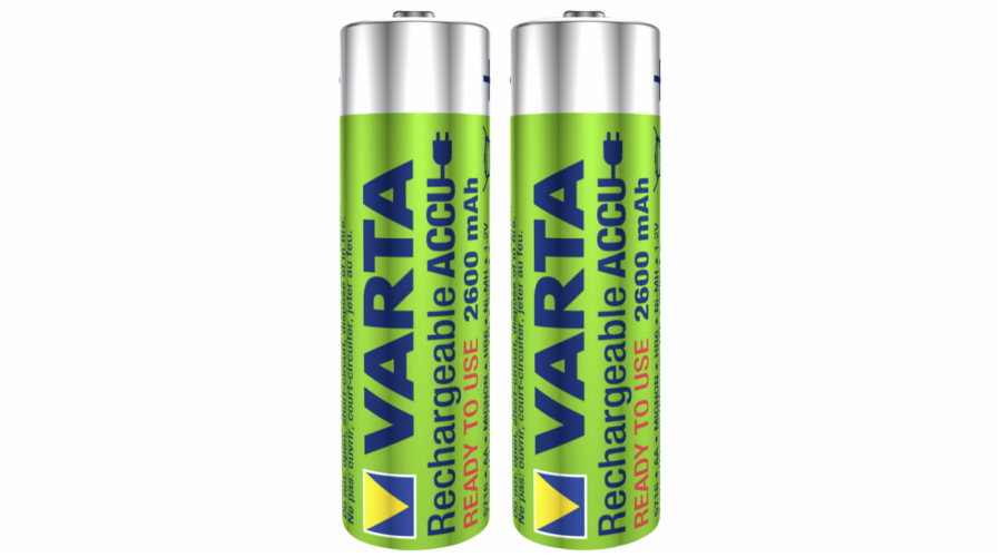 Baterie Varta 5716 ready2use AA (2500mAh, 1,2V, Ni-MH) 2ks