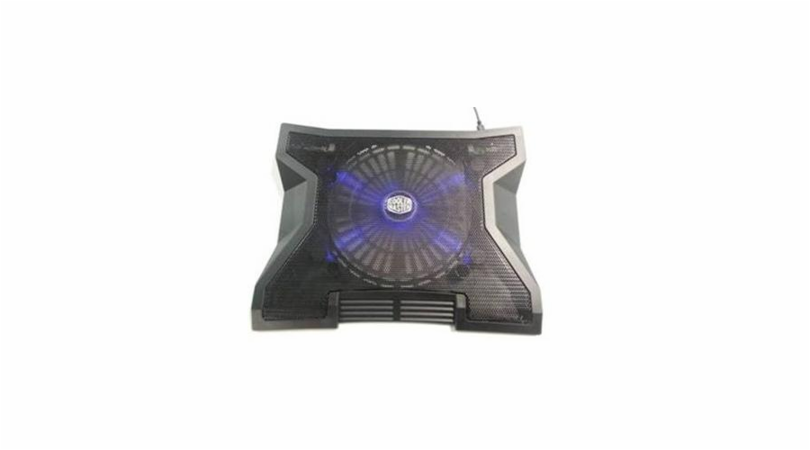 CoolerMaster chladiaci podstavec NotePal XL pre NTB 9-17 "black, 23cm blue ľad fan, 3port USB hub